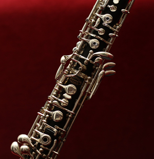 Klappen einer Oboe